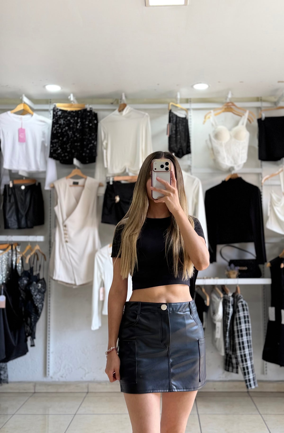 Falda Urban Leather