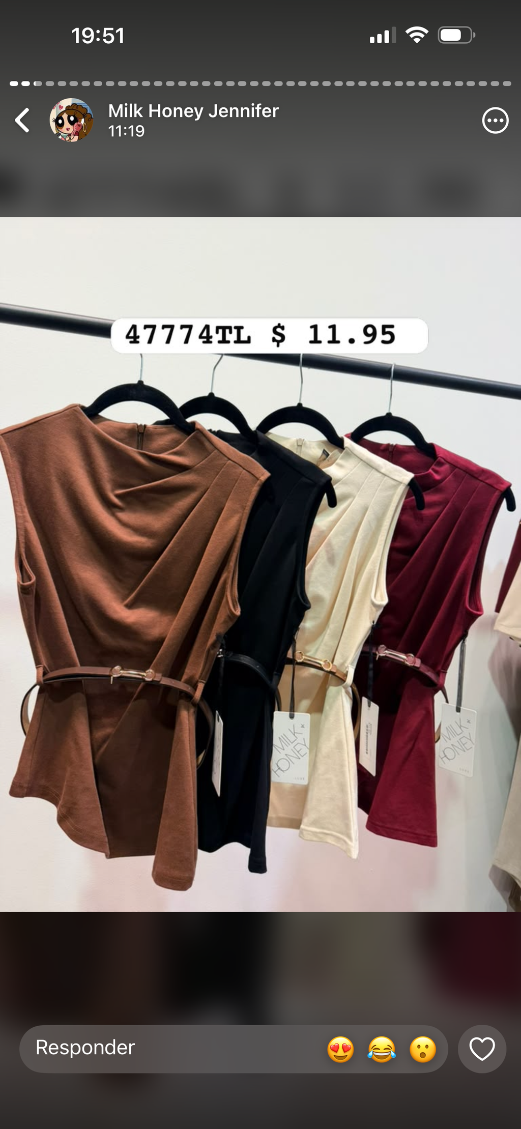 Blusa satin