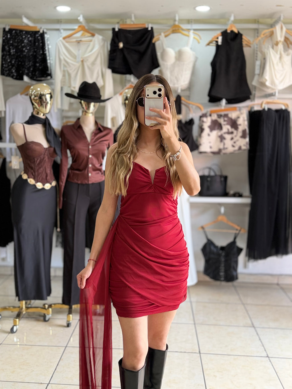 Vestido Mesh Glow