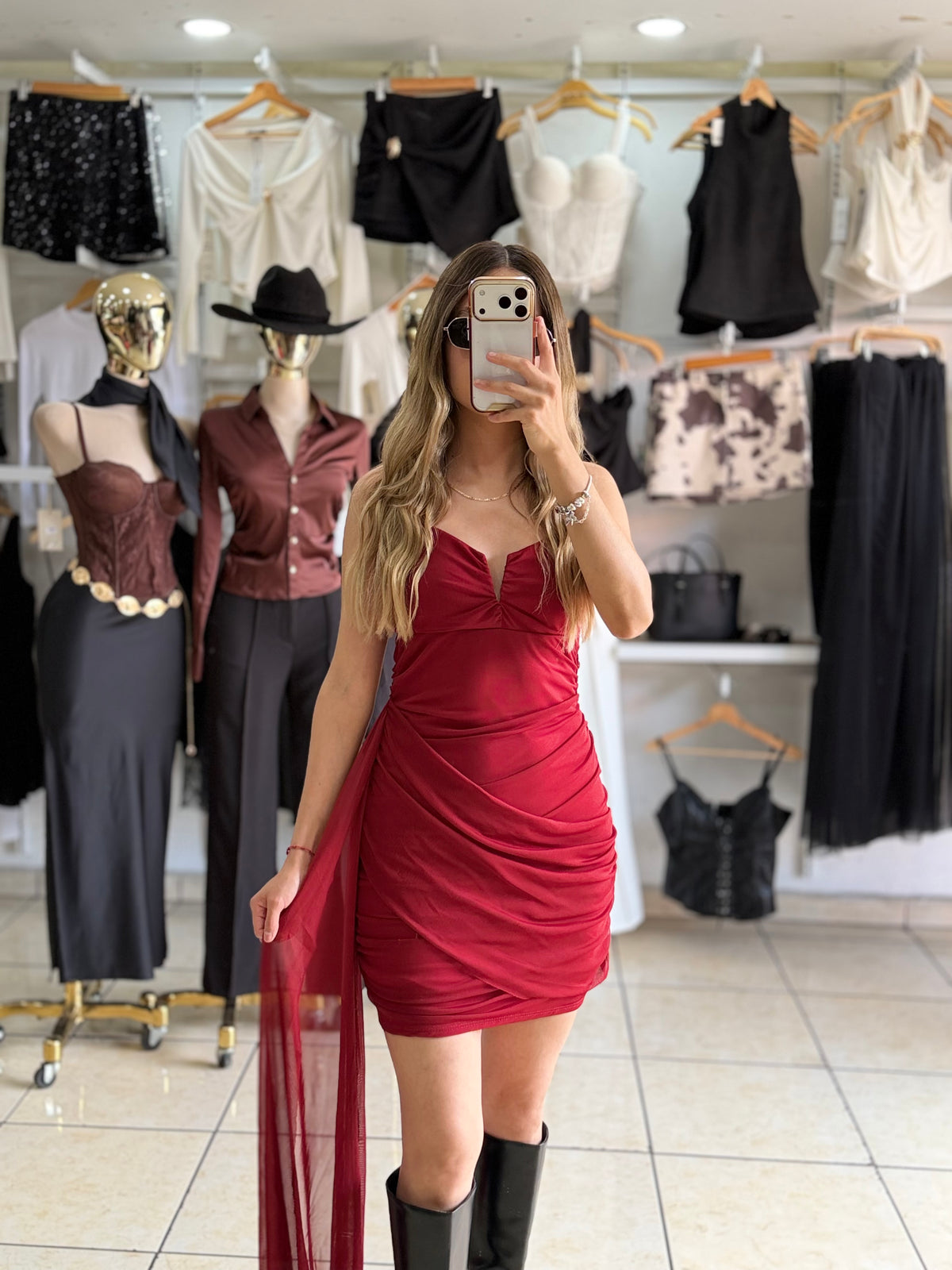 Vestido Mesh Glow