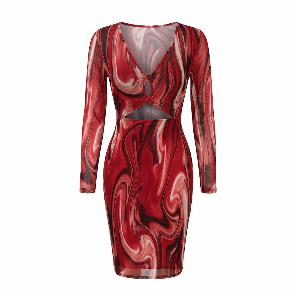 Vestido Mármol Rouge