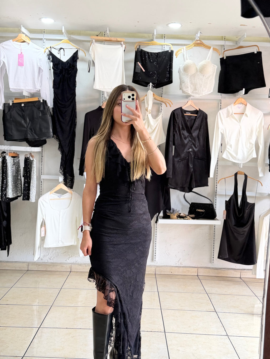 Vestido encaje