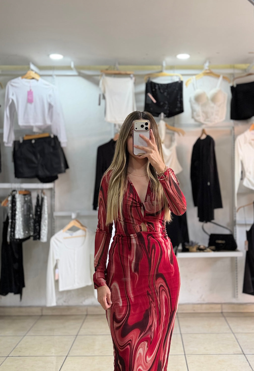 Vestido Mármol Rouge
