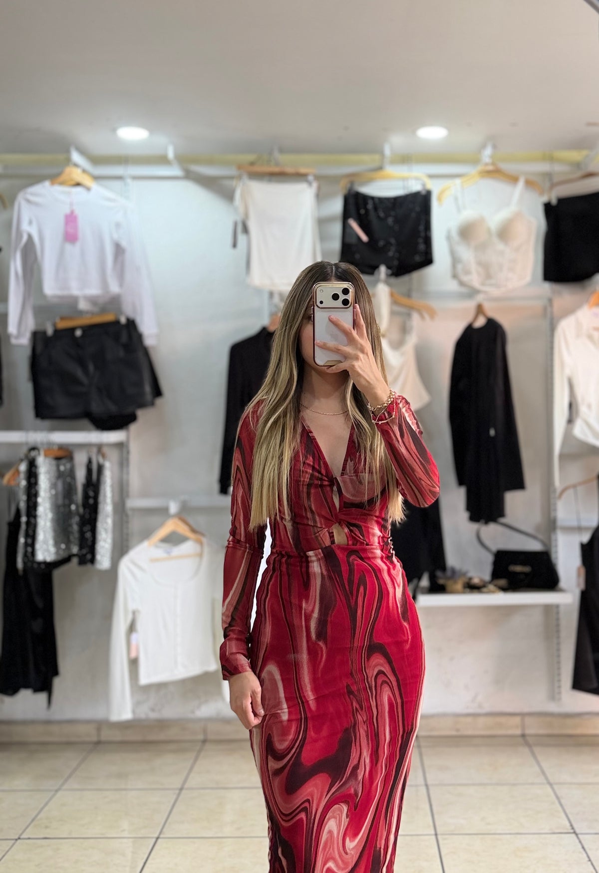 Vestido Mármol Rouge