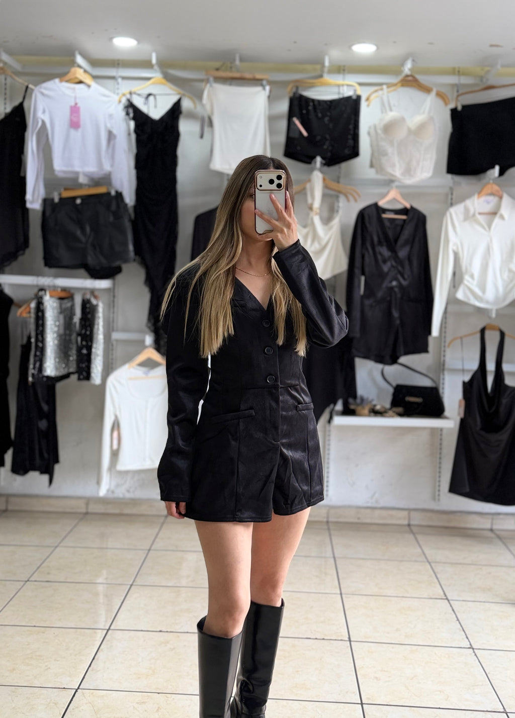 Enterizo black