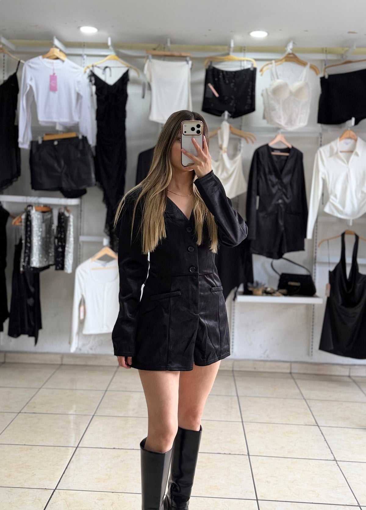 Enterizo black