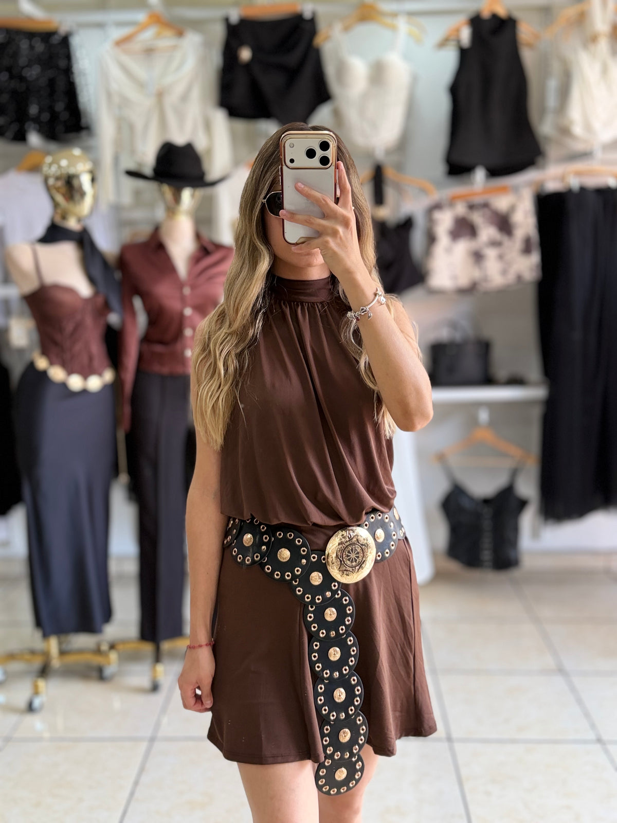 Vestido cuello