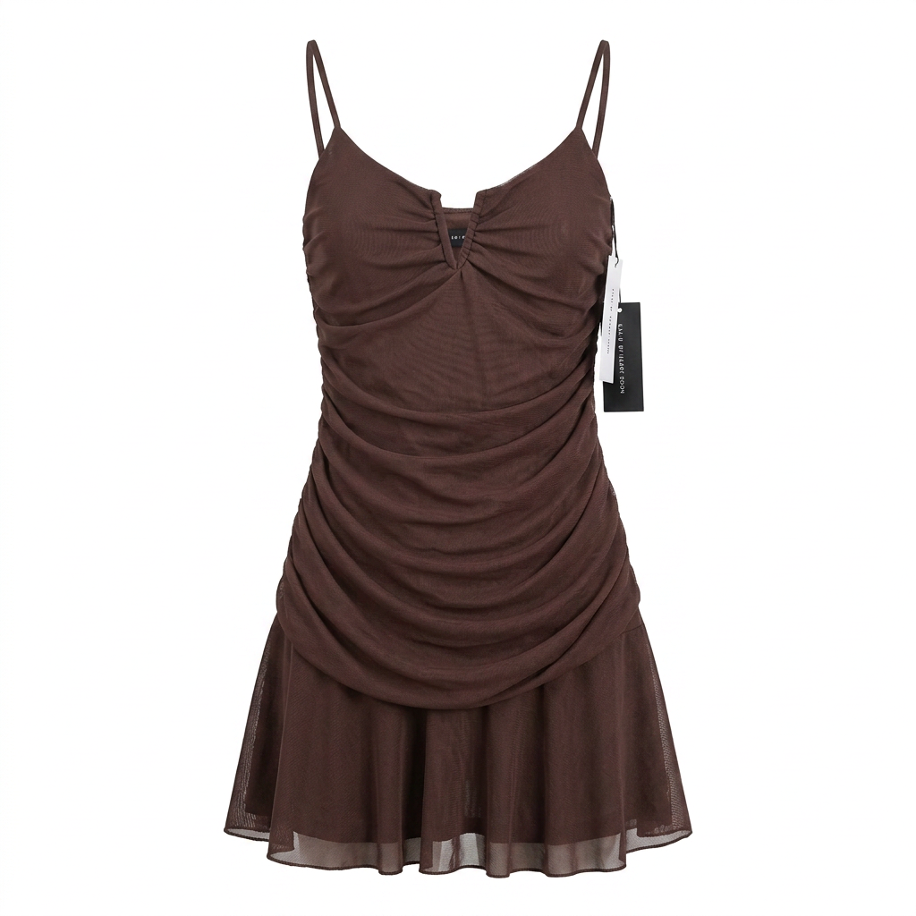 Vestido  corrugado