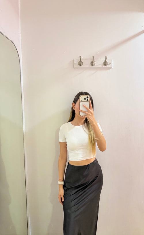 Falda satin