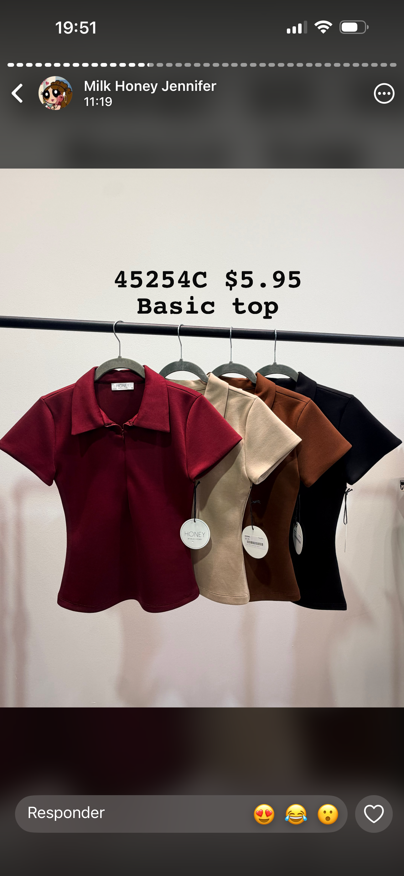 Blusa satin