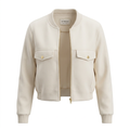 Chamarra bomber gamuza
