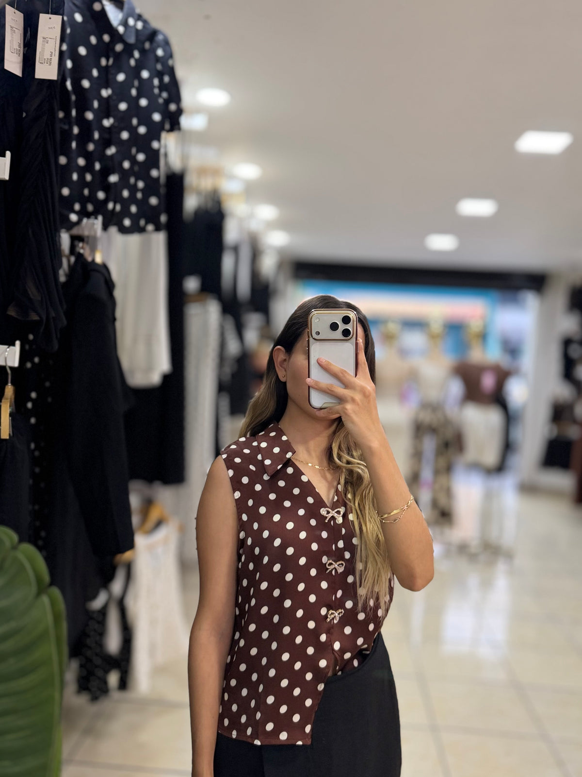 Blusa puntos