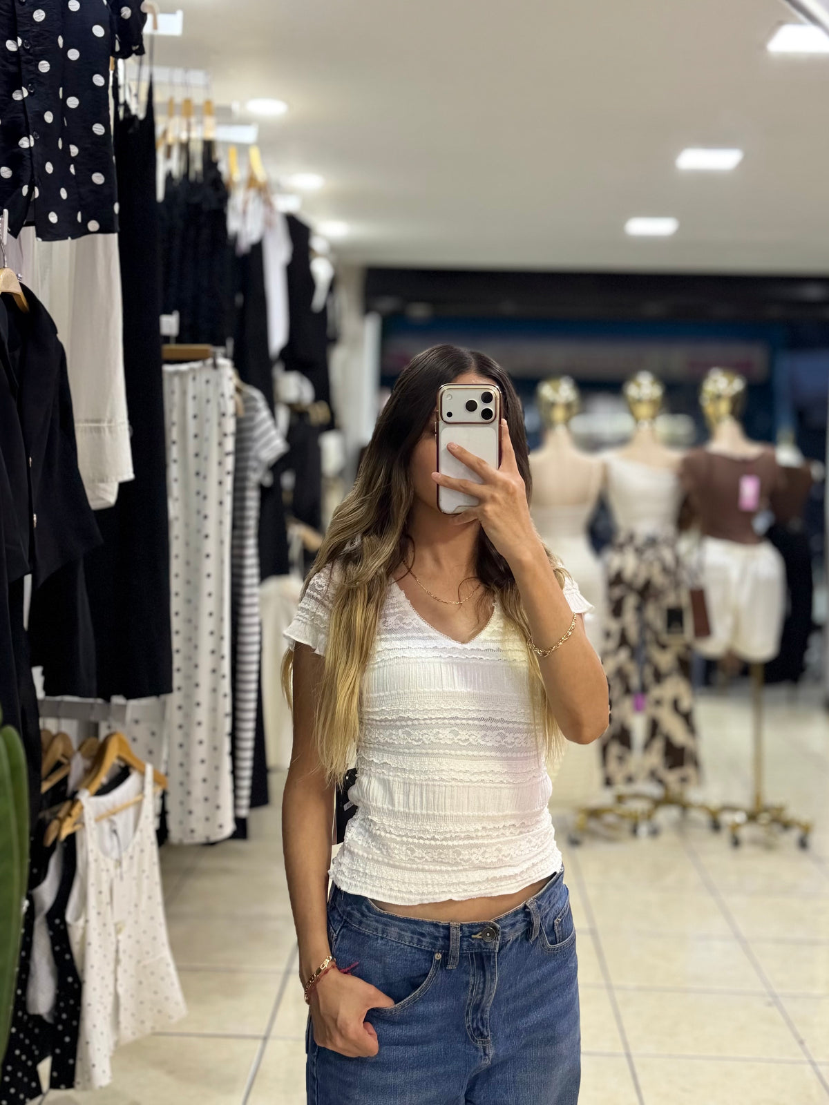Blusa lace