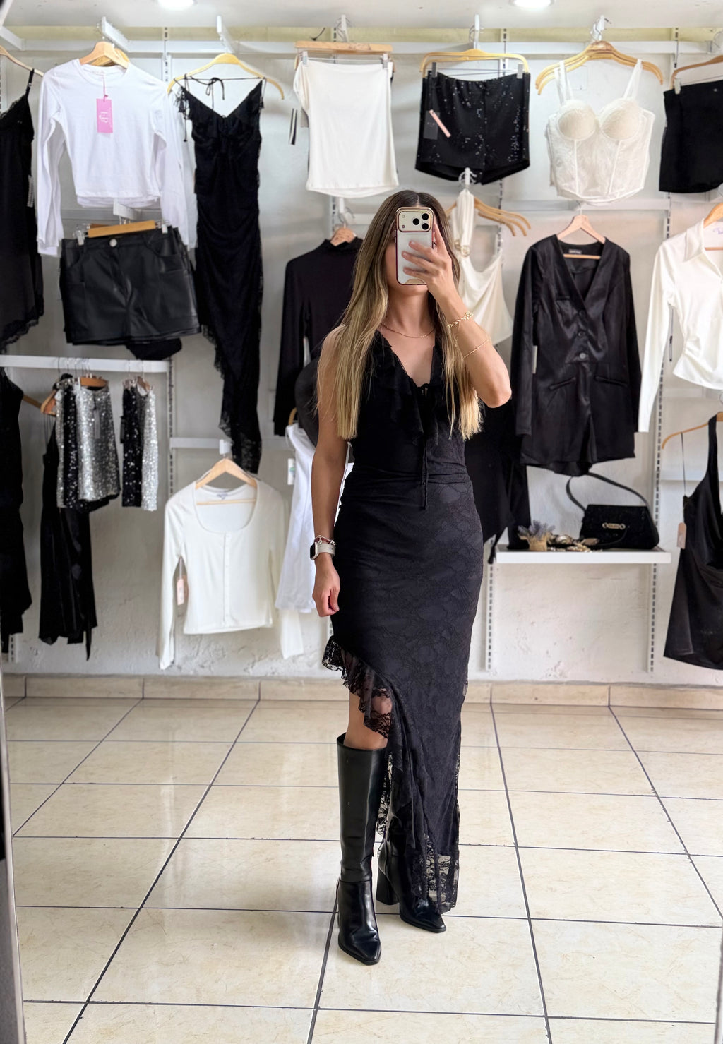 Vestido encaje