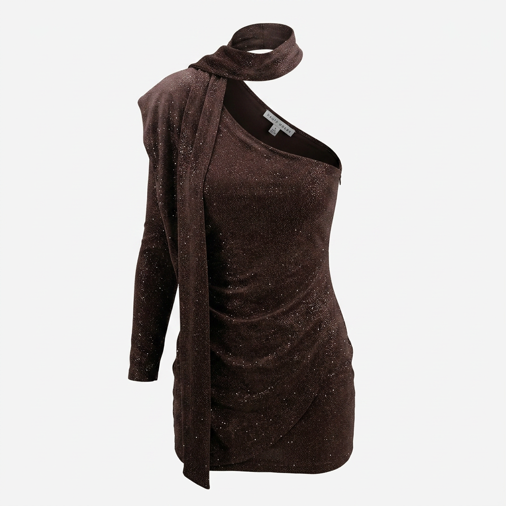 Vestido corbatín glow