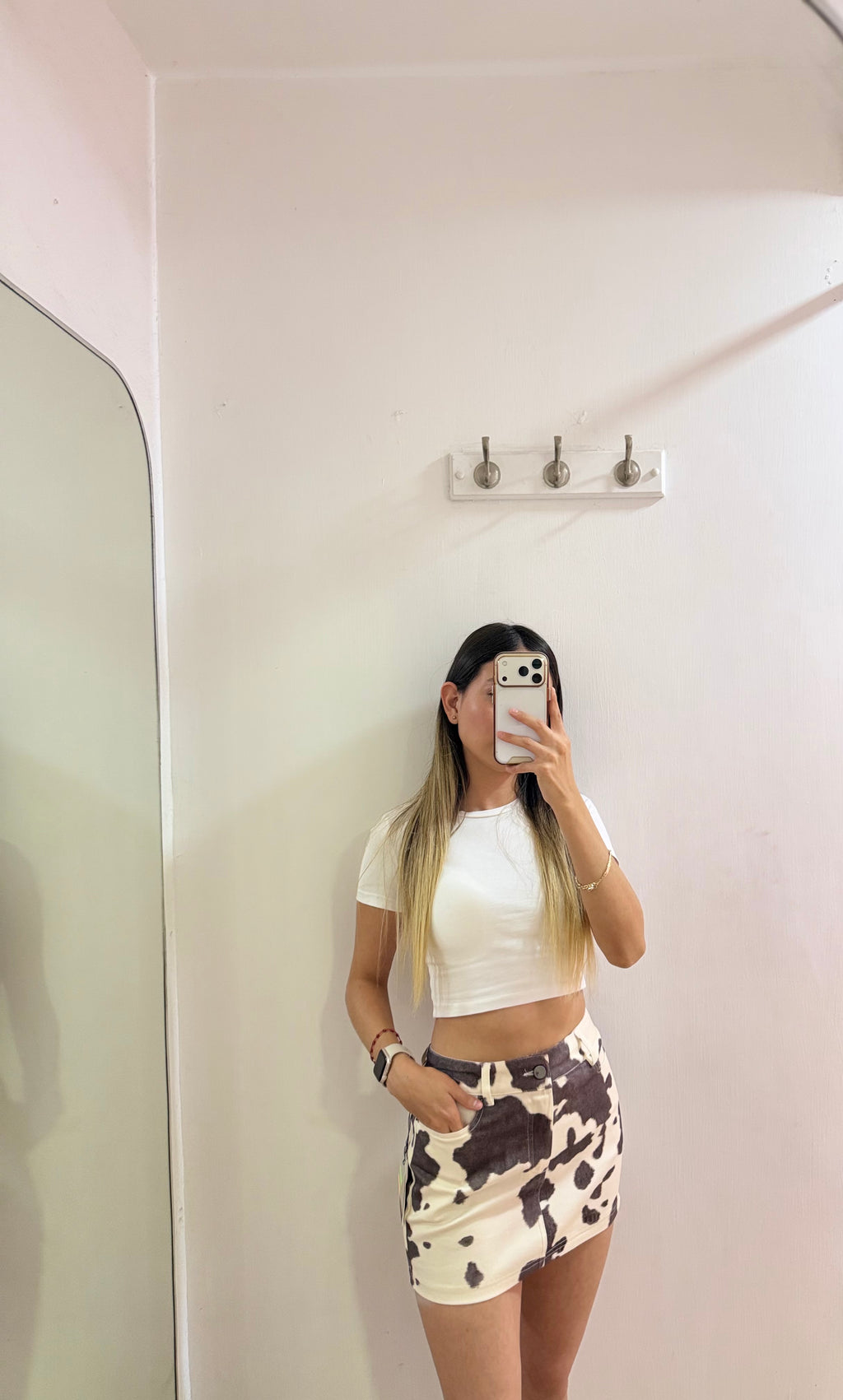Falda estampado