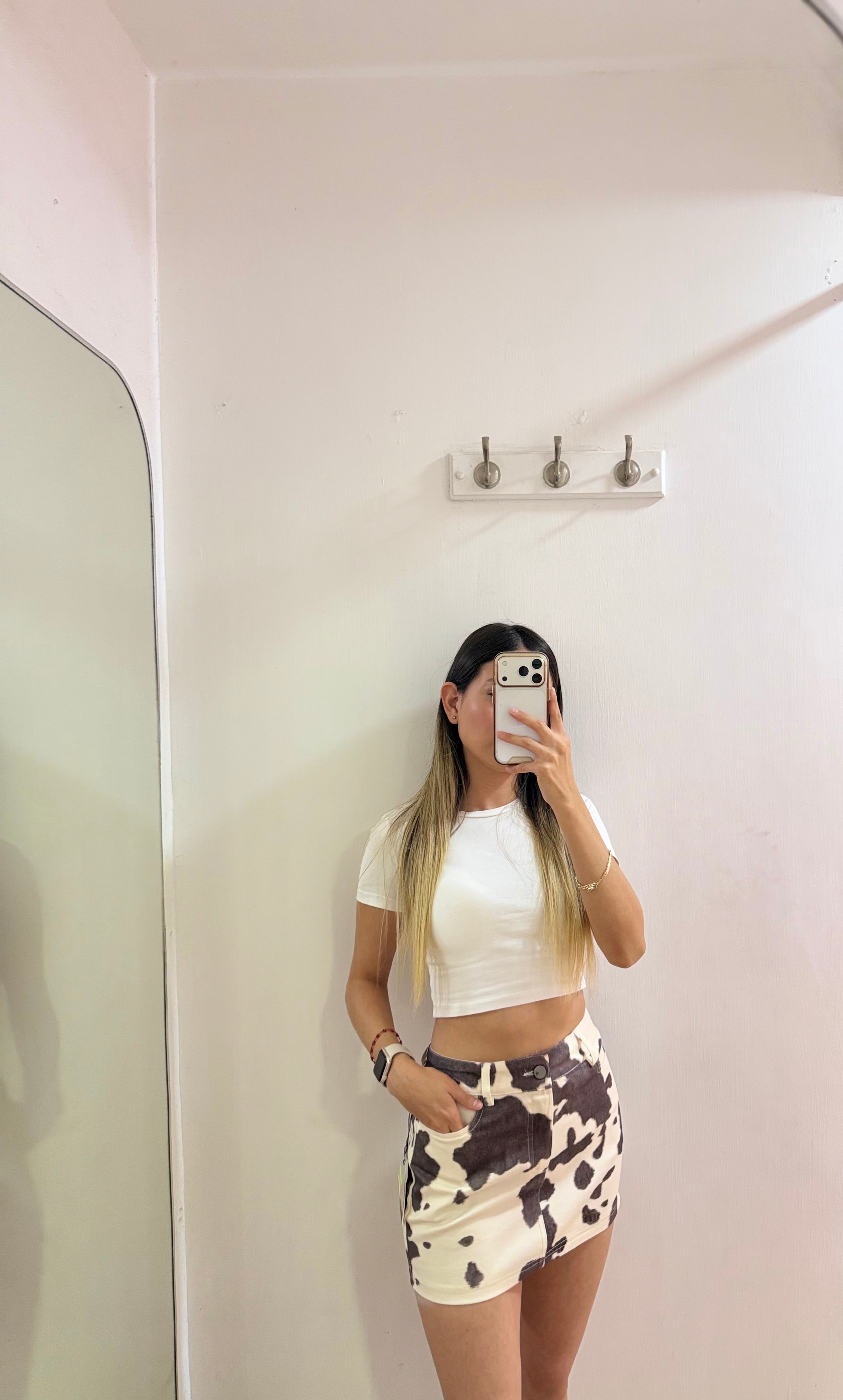 Falda estampado
