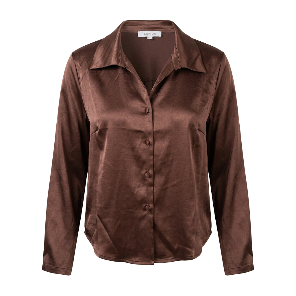 Blusa chic satin