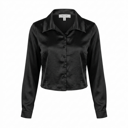 Blusa chic satin
