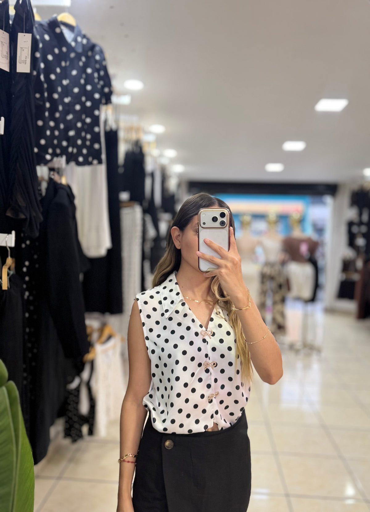 Blusa puntos